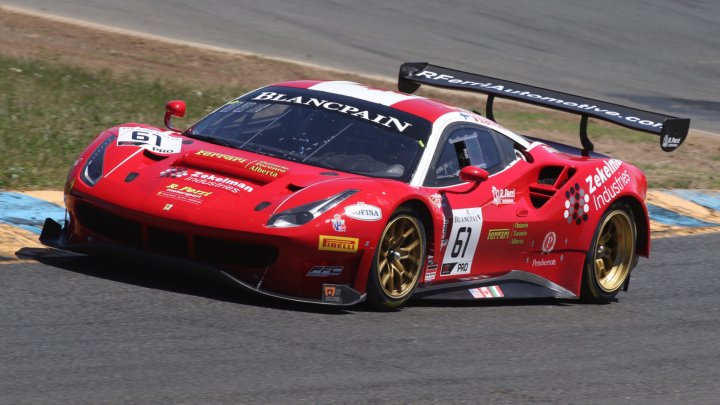 Molina/Ferrari, Campbell/Porsche Score Blancpain GT World Challenge America Poles at Sonoma