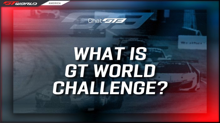 Chat GT3: What is GT World Challenge?