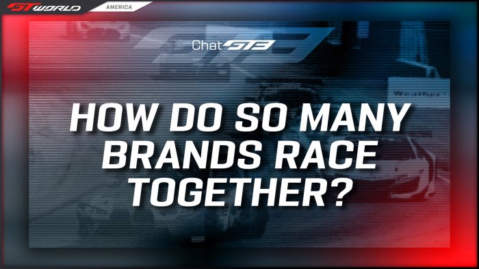 Chat GT3: How Do So Many Brands Race Together?