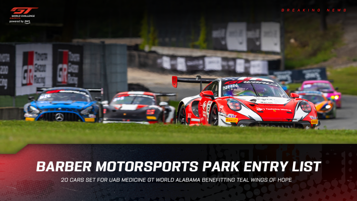 Putting it on the Line for the Penultimate GT World Challenge America Round at Barber
