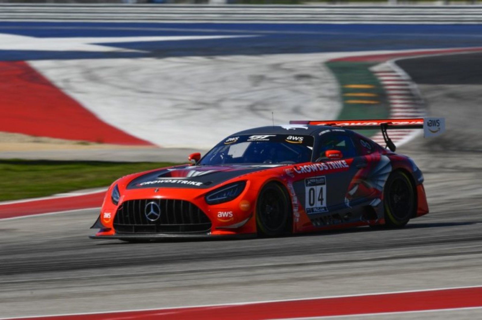 Braun Quickest in Second GT World Challenge America Practice at COTA