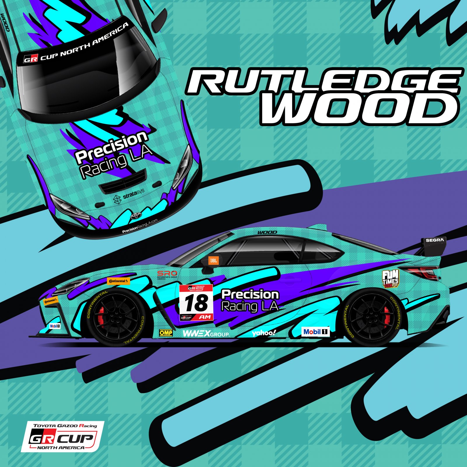 Rutledge Wood to compete in multiple Toyota GR Cup races in 2025