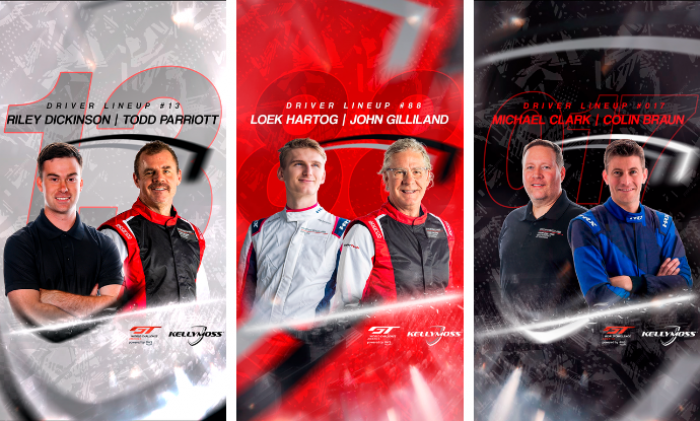Kellymoss Announces Triple 2026 GT World Challenge America Programs with Top Talents