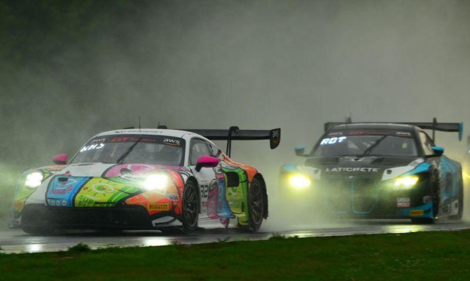 GMG Racing Shines in The Rain Saturday in SRO America Competition at Road America