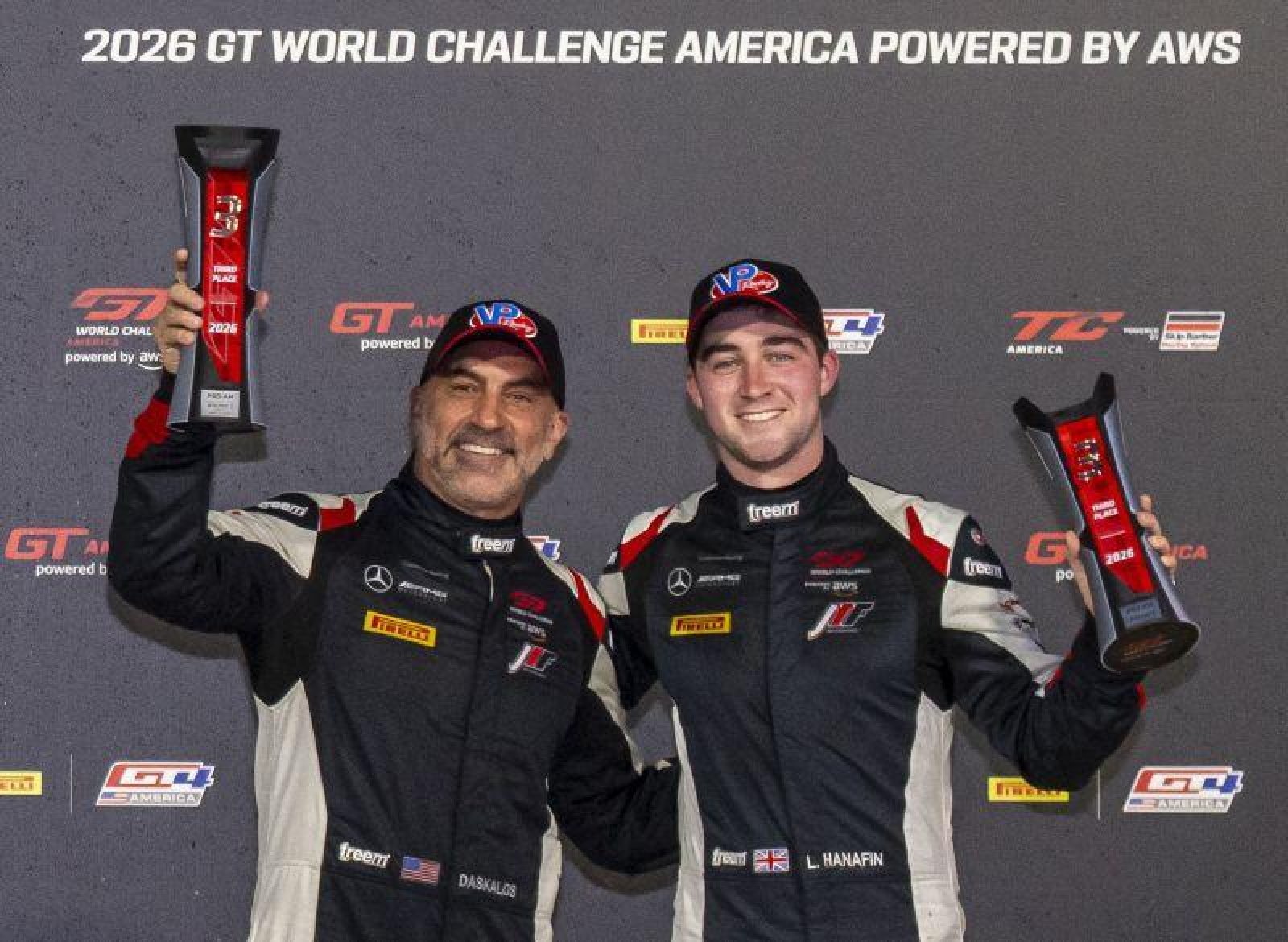 Mercedes-AMG Customer Racing Team JMF Motorsports Secures First Podium Finish with Jason Daskalos and Lorcan Hanafin at Sebring