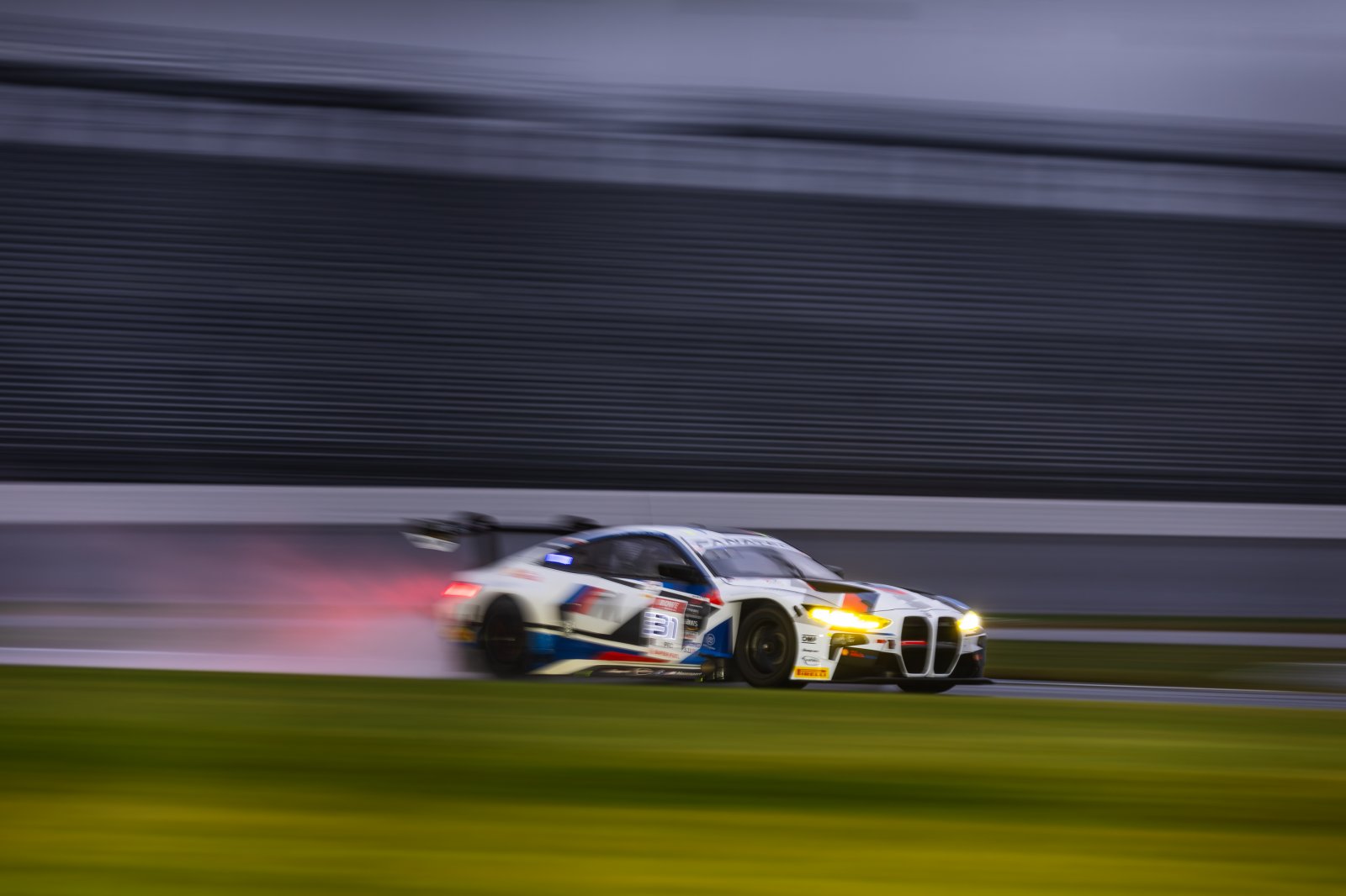 Indianapolis 8- Hour Presented by AWS Night Practice Pairs Well with Rain at IMS