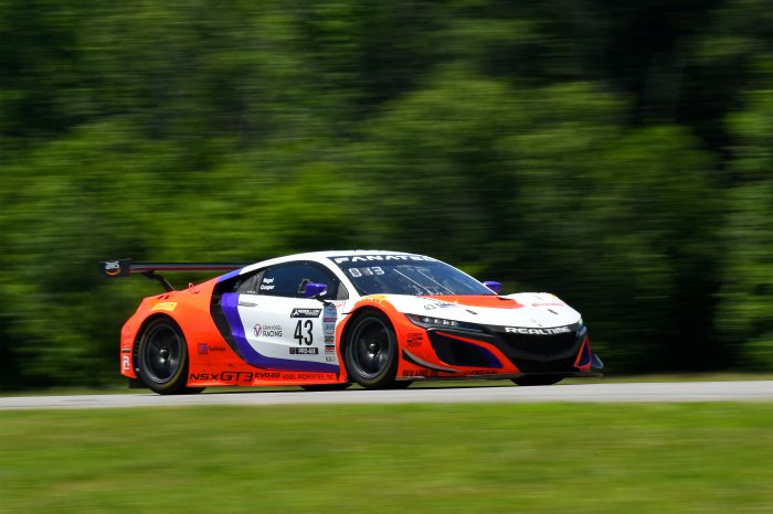 Roller-Coaster Weekend for Acura NSX GT3 Evo22 at VIRginia International Raceway