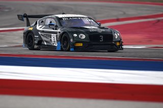Austin , TX - March 01: Rodrigo Baptista  or Maxime Soulet pilots the #3 Bentley Continental GT3, competing in the GT SprintX class during the Blancpain GT World Challenge Presented by Euroworld Motorsports on March 01, 2019 at the Circuit of The Americas | © 2018 SRO / Gavin Baker
Gavin Baker
www.GavinBakerPhotography.com