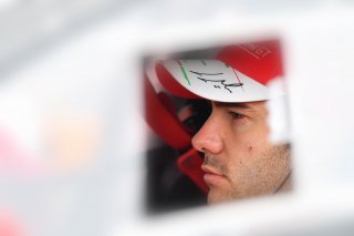 Austin , TX - March 02: Miguel Molina pilots the #61 Ferrari 488 GT3, competing in the GT SprintX class during the Blancpain GT World Challenge Presented by Euroworld Motorsports on March 02, 2019 at the Circuit of The Americas in Austin  TX. (Photo by SR | SRO Motorsports Group