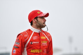 Austin , TX - March 02: Miguel Molina pilots the #61 Ferrari 488 GT3, competing in the GT SprintX class during the Blancpain GT World Challenge Presented by Euroworld Motorsports on March 02, 2019 at the Circuit of The Americas in Austin  TX. (Photo by SR | SRO Motorsports Group
