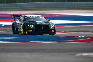 Austin , TX - February 28: Alvaro Parente  or Andy Soucek pilots the #9 Bentley Continental GT3, competing in the GT SprintX class during the Blancpain GT World Challenge Presented by Euroworld Motorsports on February 28, 2019 at the Circuit of The Americ | © 2018 SRO / Gavin Baker
Gavin Baker
www.GavinBakerPhotography.com