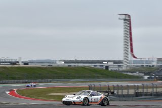Austin , TX - February 28: Anthony Imperato  or Dennis Olsen pilots the #91 Porsche 911 GT3 R (991), competing in the GT SprintX class during the Blancpain GT World Challenge Presented by Euroworld Motorsports on February 28, 2019 at the Circuit of The Am | &copy; 2018 SRO / Gavin Baker
Gavin Baker
www.GavinBakerPhotography.com