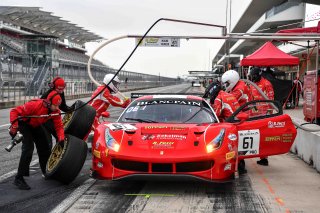 Austin , TX - February 28: Miguel Molina  or Toni Vilander pilots the #61 Ferrari 488 GT3, competing in the GT SprintX class during the Blancpain GT World Challenge Presented by Euroworld Motorsports on February 28, 2019 at the Circuit of The Americas in  | &copy; 2018 SRO / Gavin Baker
Gavin Baker
www.GavinBakerPhotography.com