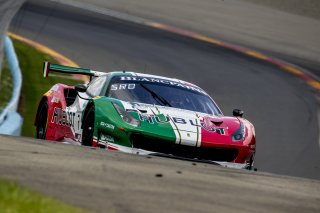#7 Ferrari 488 GT3 of Martin Fuentes and Caeser Bacarella, Squadra Corse Garage Italia, Watkins Glen World Challenge America, Watkins Glen NY
 | SRO Motorsports Group