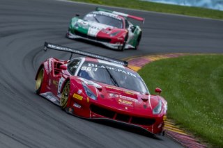 #61 Ferrari 488 GT3 of Daniel Serra and Toni Vilander, R. Ferri Motorsport, Watkins Glen World Challenge America, Watkins Glen NY
 | Brian Cleary/SRO
