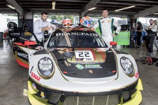 #22 Porsche 911 GT3 R (991) of Billy Johnson and Daniel Morad, Alegra Motorsports, Watkins Glen World Challenge America, Watkins Glen NY
 | Brian Cleary/SRO
