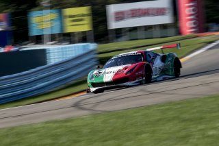#7 Ferrari 488 GT3 of Martin Fuentes and Caeser Bacarella, Squadra Corse Garage Italia, Watkins Glen World Challenge America, Watkins Glen NY
 | Brian Cleary/SRO
