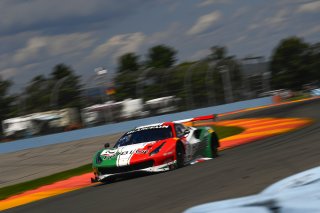 #7 Ferrari 488 GT3 of Martin Fuentes and Caeser Bacarella, Squadra Corse Garage Italia, Watkins Glen World Challenge America, Watkins Glen NY
 | SRO Motorsports Group