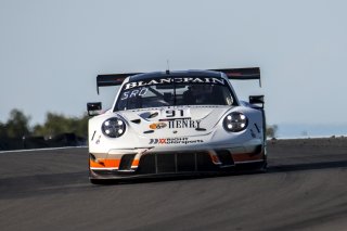 #91 Porsche 911 GT3 R (991) of Anthony Imperato and Dennis Olsen, Wright Motorsports, Watkins Glen World Challenge America, Watkins Glen NY
 | SRO Motorsports Group