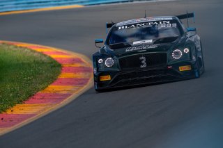 #3 Bentley Continental GT3 of Rodrigo Baptista and Maxime Soulet, K-PAX Racing, Watkins Glen World Challenge America, Watkins Glen NY
 | Regis Lefebure/SRO
                                      