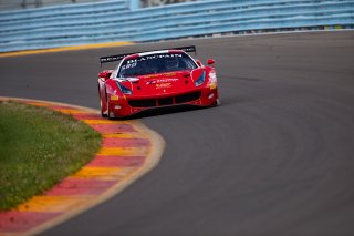 #61 Ferrari 488 GT3 of Daniel Serra and Toni Vilander, R. Ferri Motorsport, Watkins Glen World Challenge America, Watkins Glen NY
 | Regis Lefebure/SRO
                                      