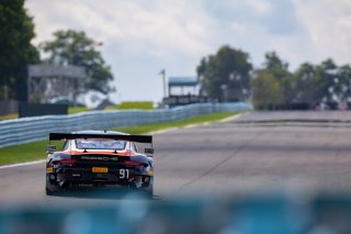 #91 Porsche 911 GT3 R (991) of Anthony Imperato and Dennis Olsen, Wright Motorsports, Watkins Glen World Challenge America, Watkins Glen NY
 | Regis Lefebure/SRO
                                      