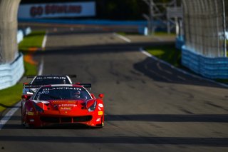#61 Ferrari 488 GT3 of Daniel Serra and Toni Vilander with R. Ferri Motorsport

Watkins Glen World Challenge America , Watkins Glen NY | Gavin Baker/SRO
