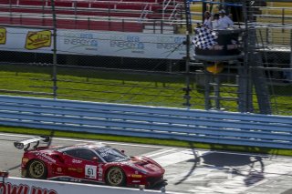 #61 Ferrari 488 GT3 of Daniel Serra and Toni Vilander, R. Ferri Motorsport, Watkins Glen World Challenge America, Watkins Glen NY
 | Brian Cleary/SRO
