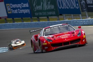 #61 Ferrari 488 GT3 of Daniel Serra and Toni Vilander, R. Ferri Motorsport, Watkins Glen World Challenge America, Watkins Glen NY
 | Brian Cleary/SRO
