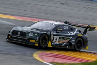 #9 Bentley Continental GT3 of Alvaro Parente and Andy Soucek, K-PAX Racing, Watkins Glen World Challenge America, Watkins Glen NY
 | Brian Cleary/SRO
