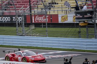 #61 Ferrari 488 GT3 of Daniel Serra and Toni Vilander, R. Ferri Motorsport, Watkins Glen World Challenge America, Watkins Glen NY
 | Brian Cleary/SRO
  