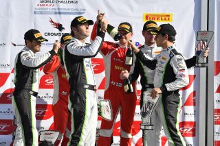 #61 Ferrari 488 GT3 of Daniel Serra and Toni Vilander with R. Ferri Motorsport

Watkins Glen World Challenge America , Watkins Glen NY

Alvaro Parente and Andy Soucek

Rodrigo Baptista and Maxime Soulet | Gavin Baker/SRO
