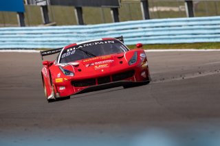 #61 Ferrari 488 GT3 of Daniel Serra and Toni Vilander, R. Ferri Motorsport, Watkins Glen World Challenge America, Watkins Glen NY
 | Regis Lefebure/SRO
                                      