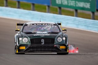 #9 Bentley Continental GT3 of Alvaro Parente and Andy Soucek, K-PAX Racing, Watkins Glen World Challenge America, Watkins Glen NY
 | Regis Lefebure/SRO
                                      