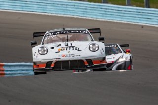 #91 Porsche 911 GT3 R (991) of Anthony Imperato and Dennis Olsen, Wright Motorsports, Watkins Glen World Challenge America, Watkins Glen NY
 | Regis Lefebure/SRO
                                      