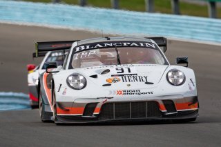 #91 Porsche 911 GT3 R (991) of Anthony Imperato and Dennis Olsen, Wright Motorsports, Watkins Glen World Challenge America, Watkins Glen NY
 | Regis Lefebure/SRO
                                      