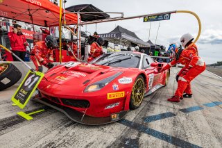 #61 Ferrari 488 GT3 of Daniel Serra and Toni Vilander, R. Ferri Motorsport, Watkins Glen World Challenge America, Watkins Glen NY
 | Regis Lefebure/SRO
                                      