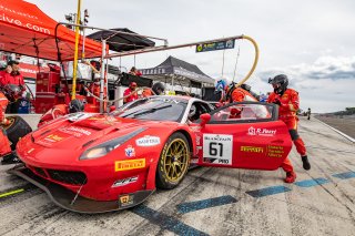 #61 Ferrari 488 GT3 of Daniel Serra and Toni Vilander, R. Ferri Motorsport, Watkins Glen World Challenge America, Watkins Glen NY
 | Regis Lefebure/SRO
                                      