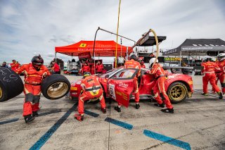 #61 Ferrari 488 GT3 of Daniel Serra and Toni Vilander, R. Ferri Motorsport, Watkins Glen World Challenge America, Watkins Glen NY
 | Regis Lefebure/SRO
                                      