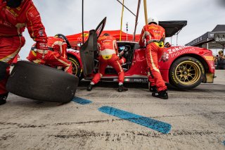 #61 Ferrari 488 GT3 of Daniel Serra and Toni Vilander, R. Ferri Motorsport, Watkins Glen World Challenge America, Watkins Glen NY
 | Regis Lefebure/SRO
                                      