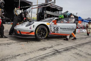 #58 Porsche 911 GT3 R (991) of Patrick Long and Scott Hargrove, Wright Motorsports, Watkins Glen World Challenge America, Watkins Glen NY
 | Regis Lefebure/SRO
                                      