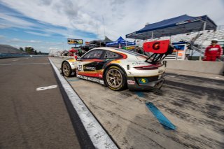 #22 Porsche 911 GT3 R (991) of Billy Johnson and Daniel Morad, Alegra Motorsports, Watkins Glen World Challenge America, Watkins Glen NY
 | Regis Lefebure/SRO
                                      