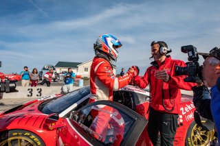 #61 Ferrari 488 GT3 of Daniel Serra and Toni Vilander, R. Ferri Motorsport, Watkins Glen World Challenge America, Watkins Glen NY
 | Regis Lefebure/SRO
                                      