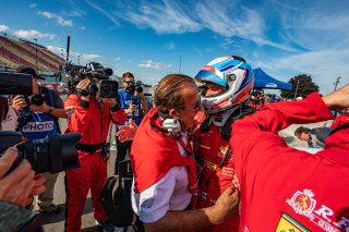 #61 Ferrari 488 GT3 of Daniel Serra and Toni Vilander, R. Ferri Motorsport, Watkins Glen World Challenge America, Watkins Glen NY
 | Regis Lefebure/SRO
                                      