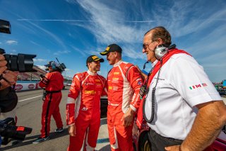 #61 Ferrari 488 GT3 of Daniel Serra and Toni Vilander, R. Ferri Motorsport, Watkins Glen World Challenge America, Watkins Glen NY
 | Regis Lefebure/SRO
                                      