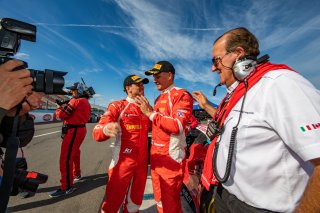 #61 Ferrari 488 GT3 of Daniel Serra and Toni Vilander, R. Ferri Motorsport, Watkins Glen World Challenge America, Watkins Glen NY
 | Regis Lefebure/SRO
                                      