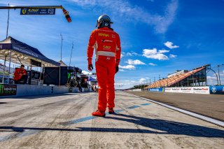 #61 Ferrari 488 GT3 of Daniel Serra and Toni Vilander, R. Ferri Motorsport, Watkins Glen World Challenge America, Watkins Glen NY
 | Regis Lefebure/SRO
                                      