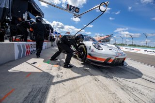 #91 Porsche 911 GT3 R (991) of Anthony Imperato and Dennis Olsen, Wright Motorsports, Watkins Glen World Challenge America, Watkins Glen NY
 | Regis Lefebure/SRO
                                      