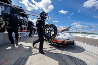 #91 Porsche 911 GT3 R (991) of Anthony Imperato and Dennis Olsen, Wright Motorsports, Watkins Glen World Challenge America, Watkins Glen NY
 | Regis Lefebure/SRO
                                      