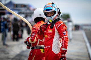 #61 Ferrari 488 GT3 of Daniel Serra and Toni Vilander, R. Ferri Motorsport, Watkins Glen World Challenge America, Watkins Glen NY
 | Regis Lefebure/SRO
                                      